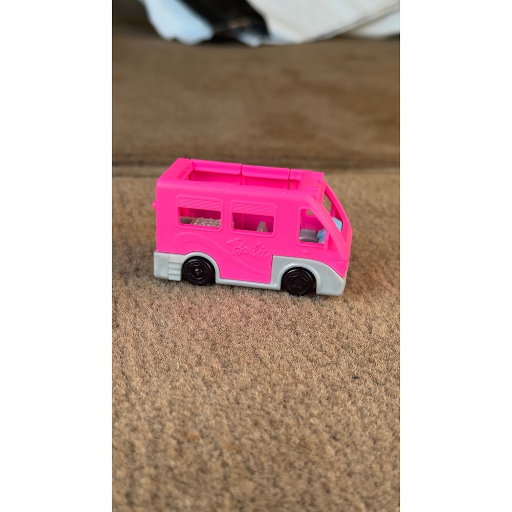 Mattel Barbie DreamCamper Pink Grey Miniature Toy Vehicle HXP38 2023